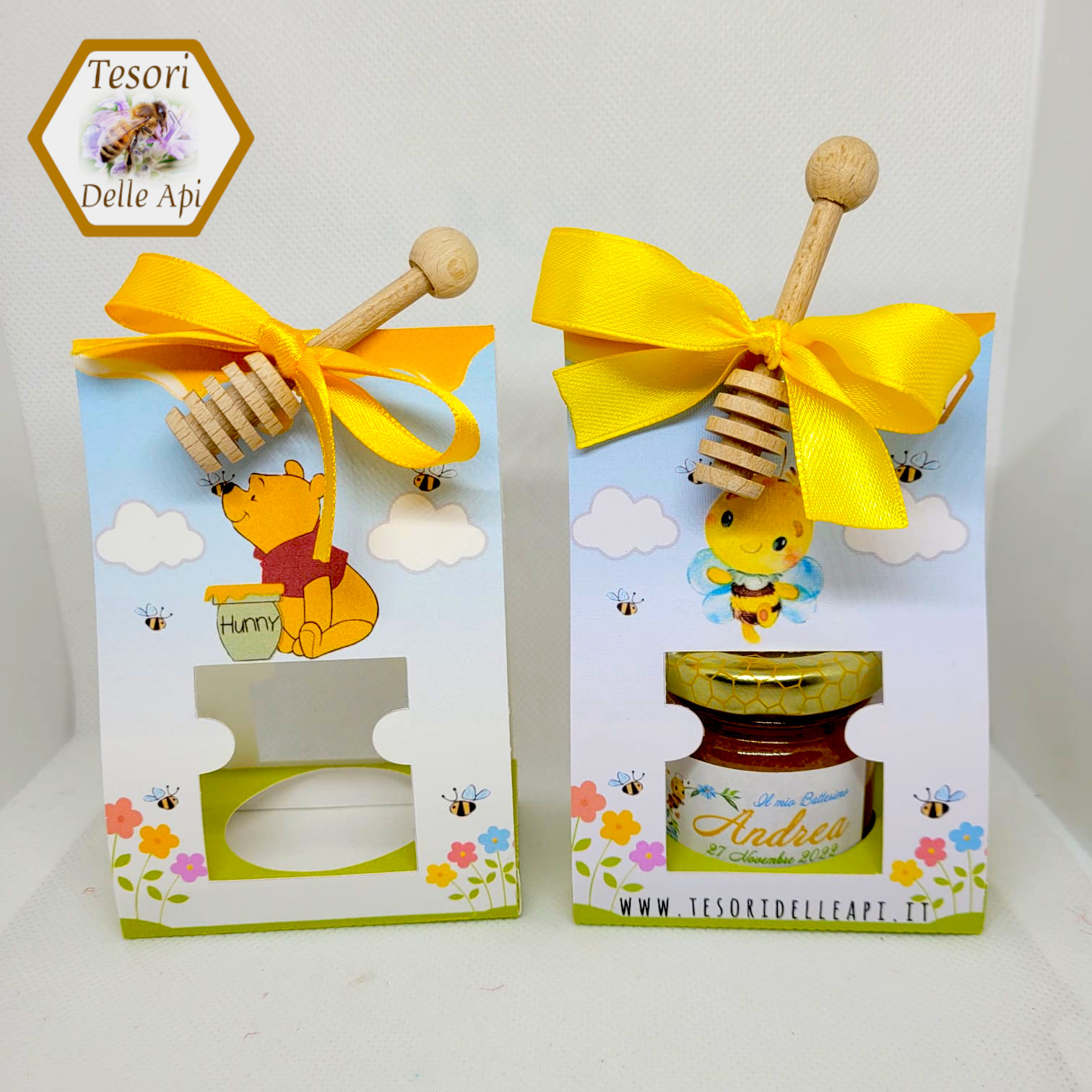 Bomboniera miele con spargimiele LILT confezionata - Living&Shop